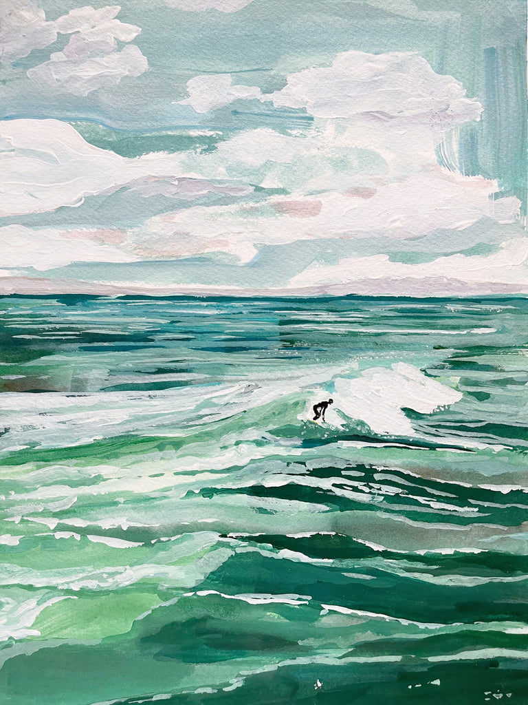 Dream Wave II : Seascape Painting