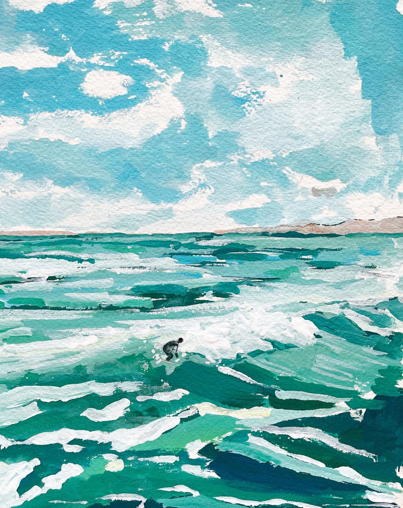 A Dream Wave III: Seascape Painting