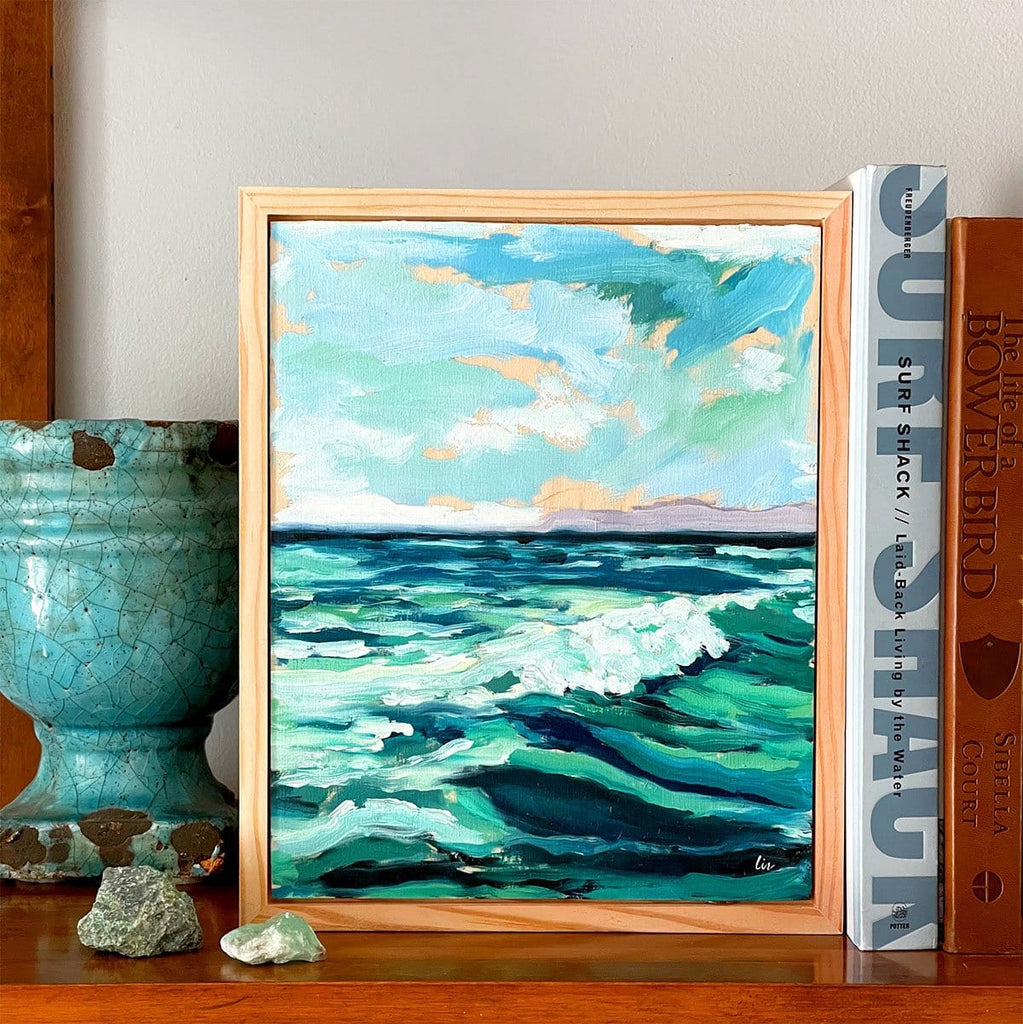 The Right Kind of Blues: Seascape Painting